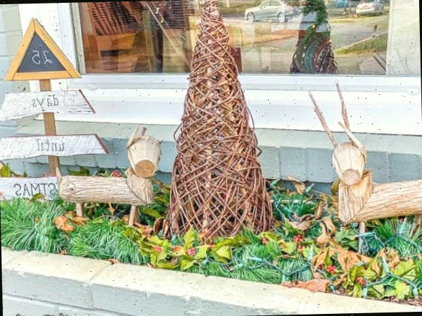 Essas 5 sugestões simples e econômicas para embelezar o exterior durante o Natal incluem aproveitar o que você já possui com elementos naturais gratuitos!
