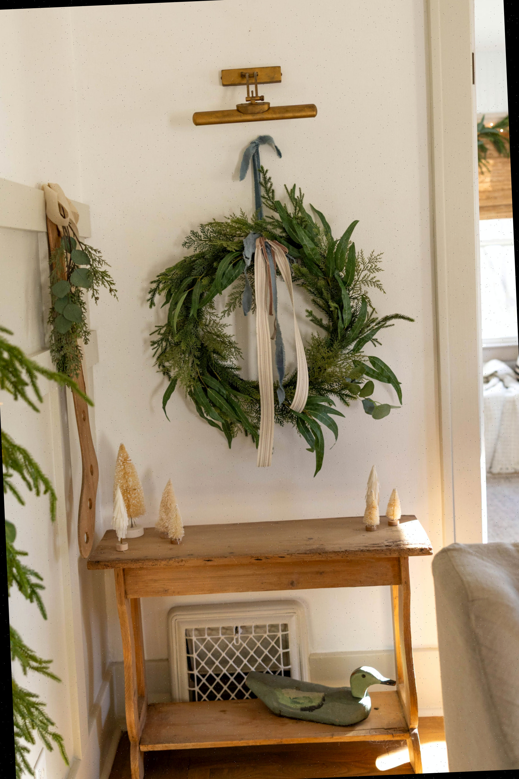Decoração de canto de Natal