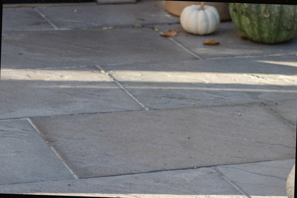 Resultado final dos pavers de concreto na varanda