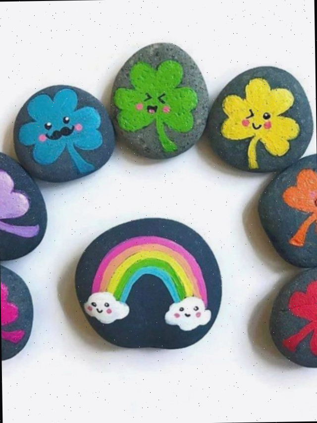 Ideias de Pintura em Pedras para o Dia de São Patrício