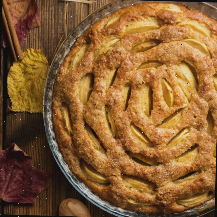 Crosta de torta com recortes