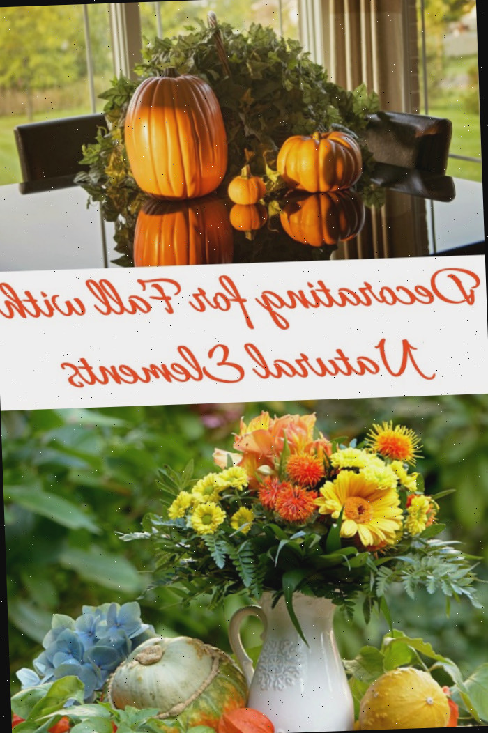 Use itens da natureza para decorar sua casa no outono