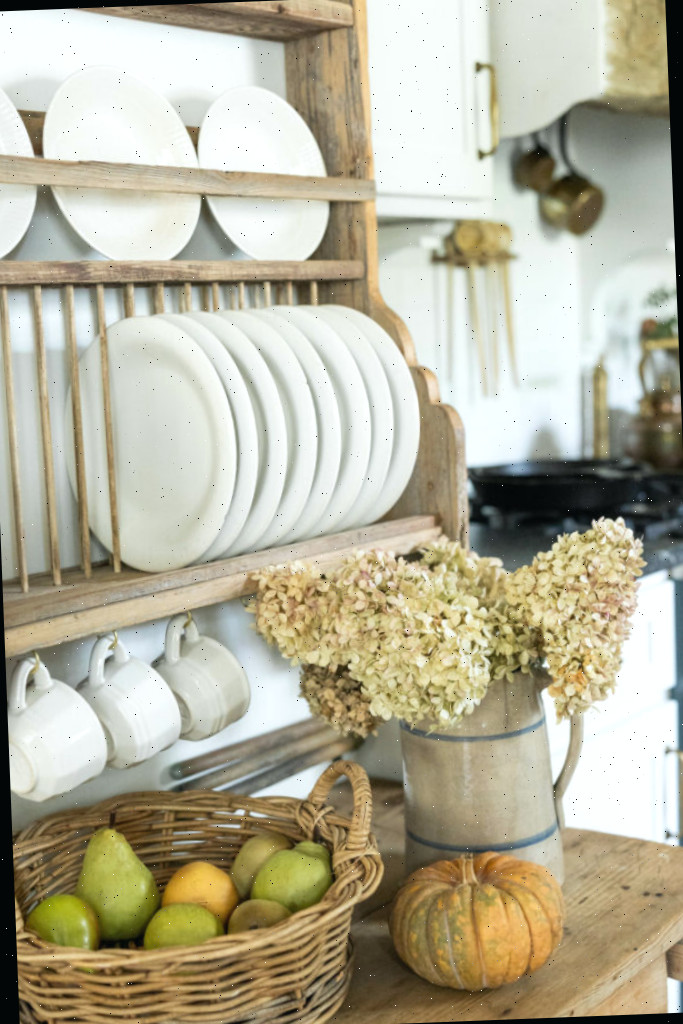 Decoração de cozinha no outono