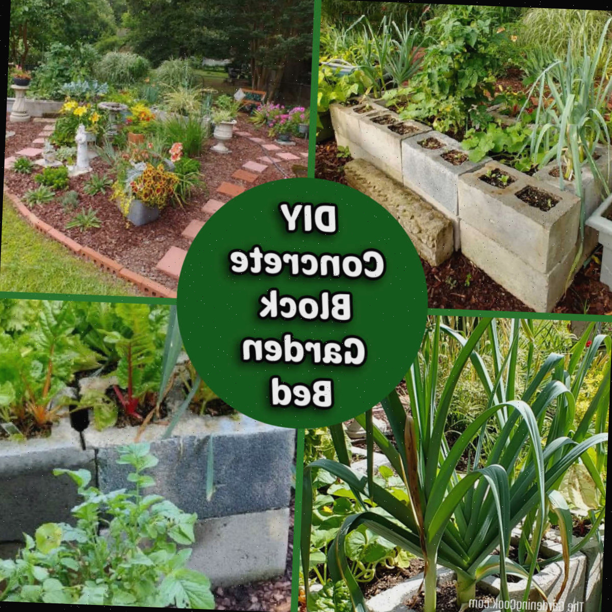 Cama de Jardim de Blocos de Concreto: Como Construir Uma Cama Elevada Fácil