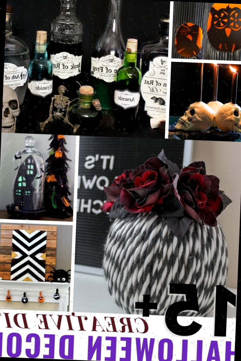Montagem de Decoração de Halloween