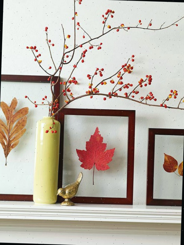 Decoração Fácil para o Manto de Outono