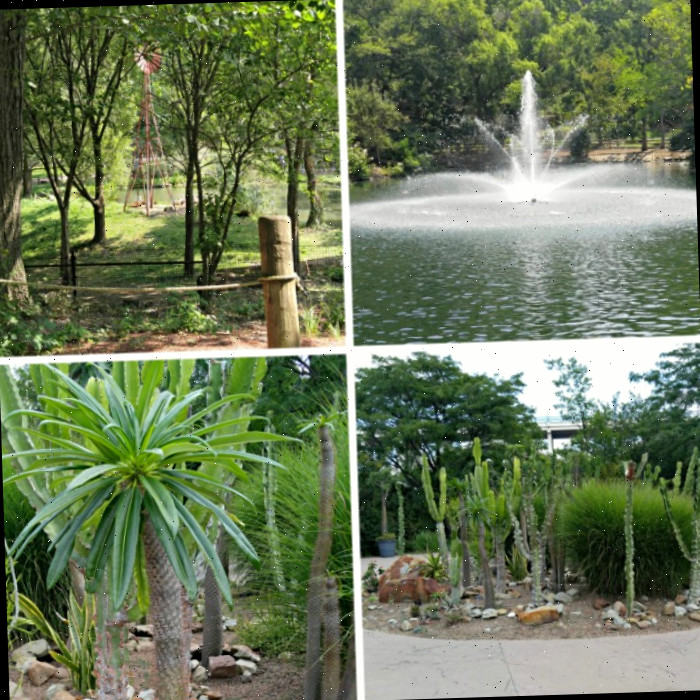 Jardins paisagísticos no Zoológico de Cleveland