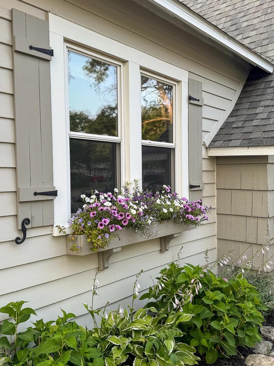 Cores de tinta externas em estilo cottage