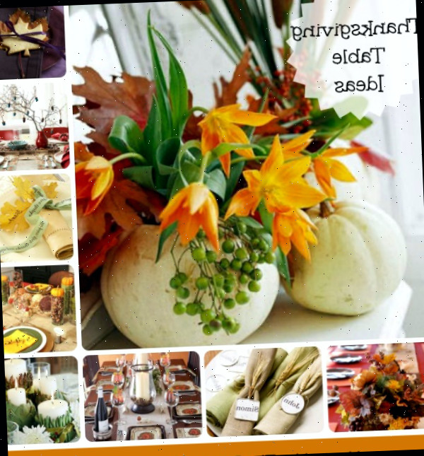 Thanksgiving table ideas Seleção de 9 ideias para centros de mesa e arranjos para o Dia de Ação de Graças.